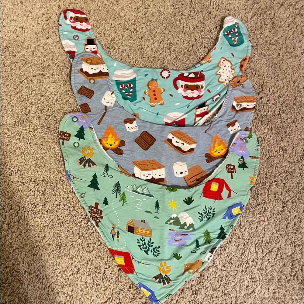 Little Sleepies Bandana Bibs